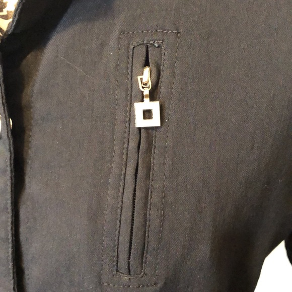 Jamie Sadock Black Jacket with Metal details Size L - Picture 3 of 14